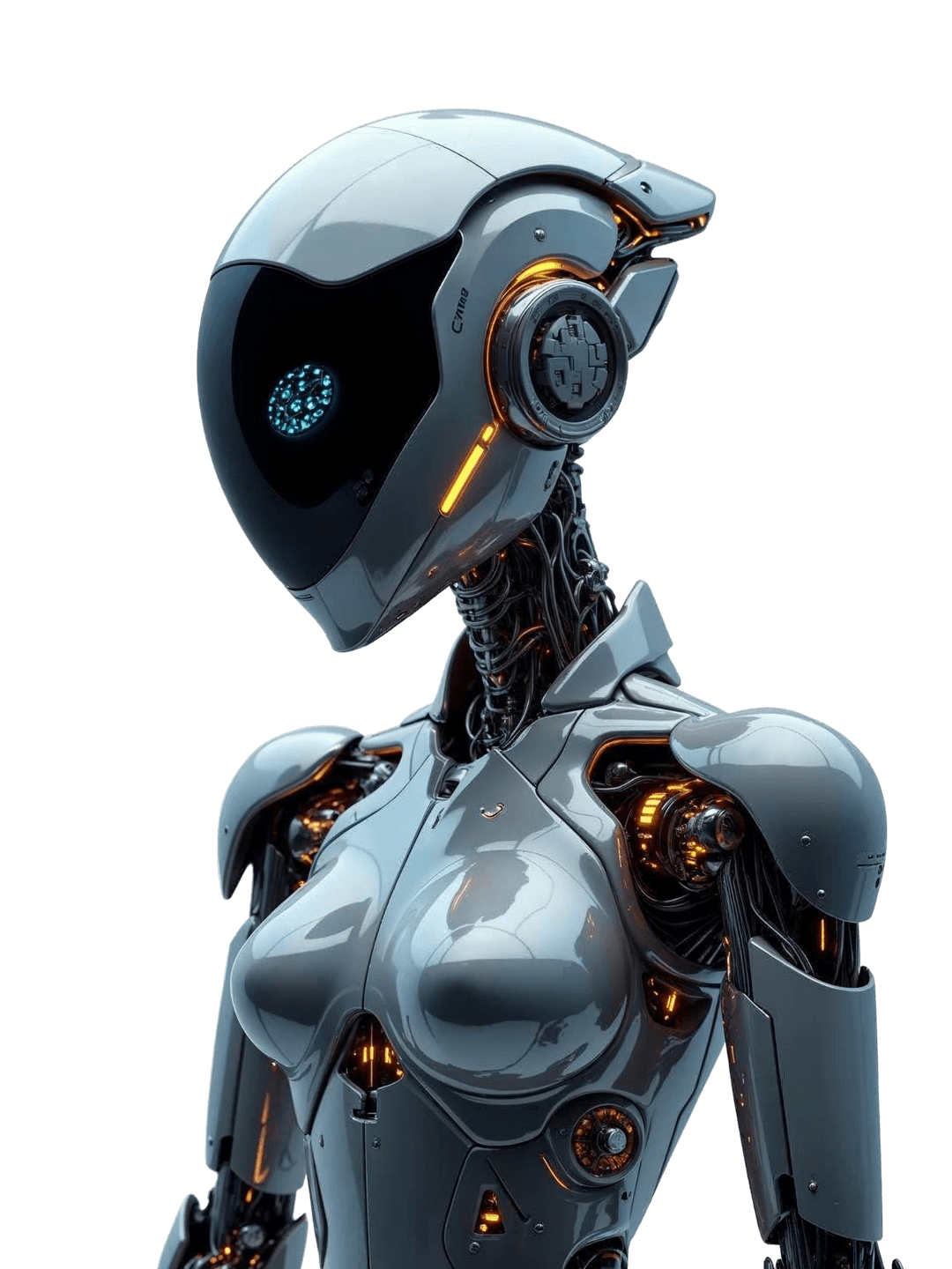 Futuristic AI Robot